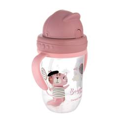 Canpol babies Non-spill Cup Soft Silicon Spout 230ml SEA LIFE pink